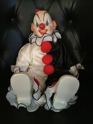 Vintage Clown Doll,  Bozo The Clown,  Music Clown Doll