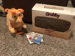 Vintage 1985 Teddy Ruxpin “grubby” With Cord
