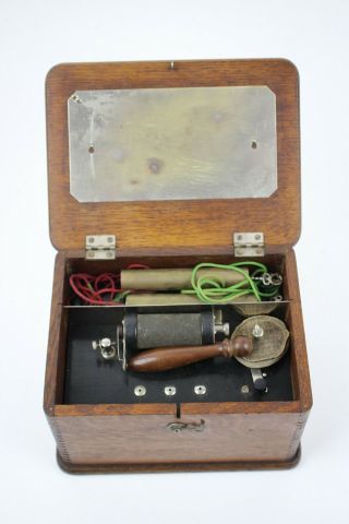Antique Medical Quack Medicine Electro - Shock Therapy Home Medical Device Battery