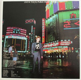Public Image Limited/sex Pistols Live In Tokyo Australian 1983 Promo Rare 2x Lp