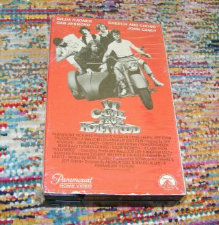 It Came From Hollywood Beta Betamax Movie Cheech & Chong Gilda Radner Tape Rare