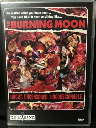 The Burning Moon (dvd,  2012) - Horror - Rare & Oop