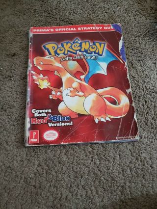 Pokemon Red And Blue Strategy Guide Primas Very Rare Vintage