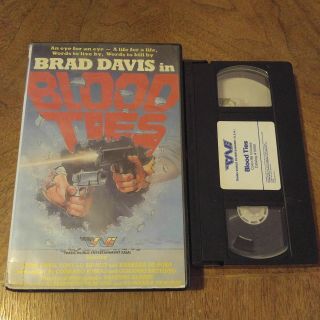 Blood Ties Vhs Transworld Entertainment Clamshell Action Rare Oop 1987