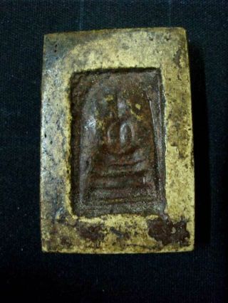 Phra Somdej Toh Mold Phra Somdej Talisman Antique Magic Thai Buddha Amulet