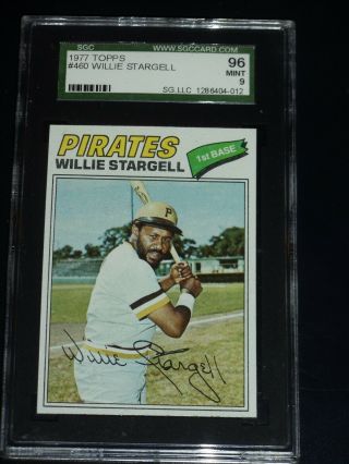 1977 Topps Willie Stargell Sgc 96 = Psa 9 460 Card Rare Low Pop