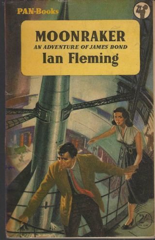 Ian Fleming - Moonraker - Rare Uk 1st Pb 1956 No Spine Chipping