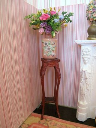 Smallsea Warehouse Sale:vintage Porcelain Vase,  Flowers And Bespaq Stand