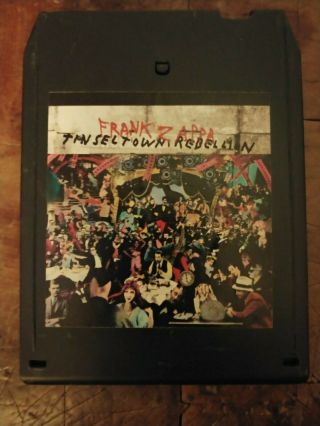 Frank Zappa 8 Track Tape 1981 Rare Tinseltown Rebellion
