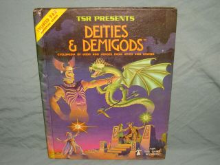 Ad&d 1st Ed Hardback - Deities & Demigods With Cthulhu (very Rare 144 Page Ed)
