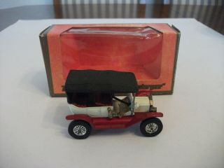 Model Of Yesteryear,  Y - 1 - 2 Ford Model T - Issue 11,  Rare Black Textured Roof