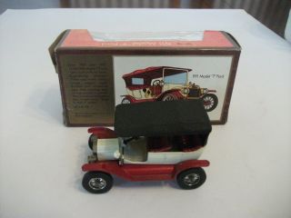 Model Of Yesteryear,  Y - 1 - 2 Ford Model T - Issue 11,  Rare Black Textured Roof 3