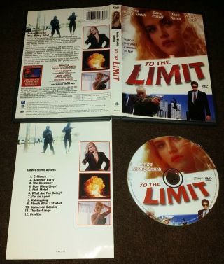 1995 To The Limit Dvd Anna Nicole Smith Michael Nouri Nudity Oop Rare