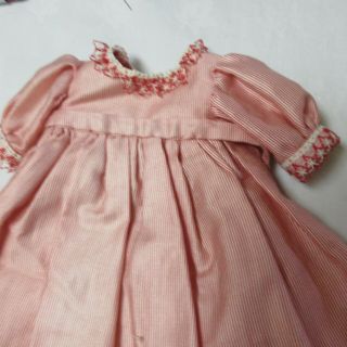 Antique Vintage Style Fitted Yoke Doll Dress 8 