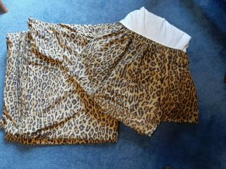 Rare Set Ralph Lauren Leopard Print Aragon Twin Duvet Cover With Bedskirt Euc 2