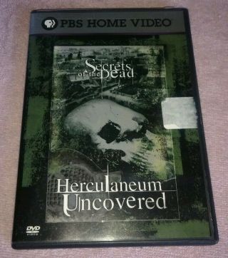 Secrets Of The Dead - Herculaneum Uncovered Dvd Pbs Home Video Rare 2007
