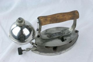 Antique Diamond Gas Powered Iron By The Akron Lamp & Mfg Co Hm127
