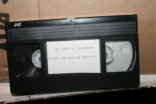 Vintage Die Hard Ii 2 Vhs Screener Demo Promo Cassette Bruce Willis Rare