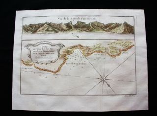 1754 Bellin: Orig.  Map: South America,  Juan Fernandez Islands North - East Zone.