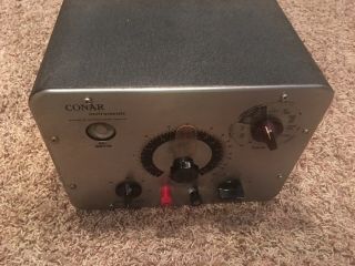 Rare Vintage Conar Model 311 Capacitor / Resistor Leakage Tester
