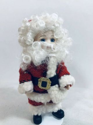 1996 Marie Osmond Christmas Doll Petite Amour Santa Claus Rare Limited Edition
