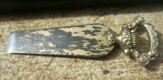 Rare Antique Illinois Watch Case Co Elgin Gold Tone Pocket Watch Case Opener