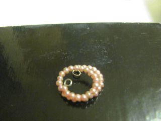 Vintage Barbie 966 Plantation Belle Pink Pearl Snake Bracelet