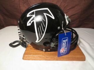 Rare Vintage Nfl Atlanta Falcons Football Riddell Helmet Telephone Desk Phone