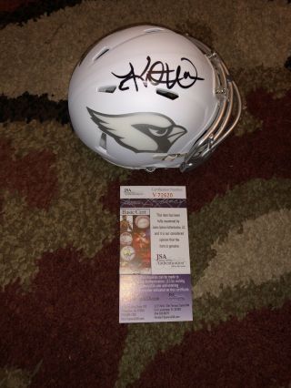 Kurt Warner Signed Arizona Cardinals Ice Mini Helmet Bowl Rare Jsa