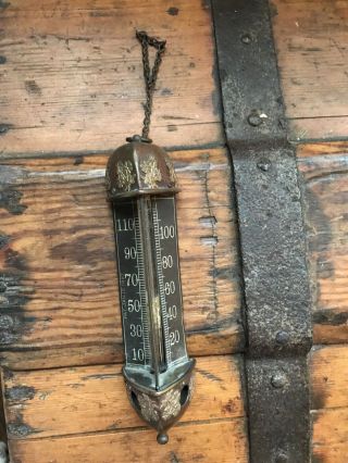 Taylor Bros.  Thermometer - 1887 Parlor Chandelier Tri - Sided - Antique Victorian