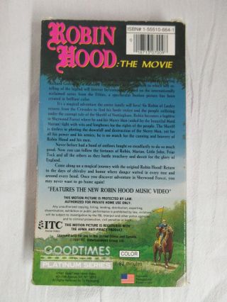 The Classic Robin Hood the Movie - Richard Greene - Rare (VHS,  1991) 2