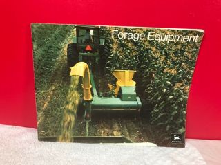 Rare 1973 John Deere Farm Tractor Forage Equipment Advertising Brochure