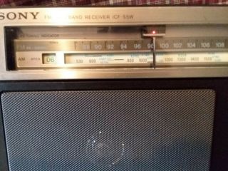 Rare Vintage Sony ICF - S5W FM/AM Radio - Partially - Made in Japan 3