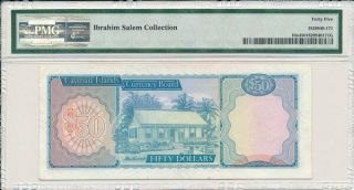 Currency Board Cayman Islands $50 1974 Prefix A/1,  Rare PMG 45 2