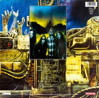 Sepultura ‎– Chaos A.  D.  Vinyl LP RARE EX,  Inner sleeve 1993 Thrash 2