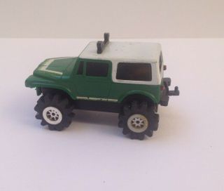 Vintage 1980s Schaper Stomper Green Jeep Rare 4x4