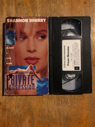 Private Obsession Thriller Movie W/ Shannon Whirry By Triboro On Vhs Rare Oop