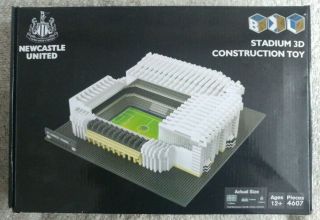 Rare? Brxlz Newcastle United Fc Football Club Stadium 3 - D Construction Toy