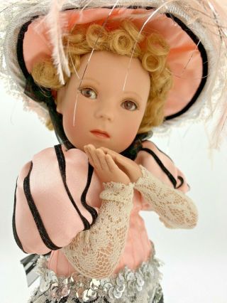 Rare Porcelain Danbury Shirley Temple Doll La Belle Diaperina - 2001