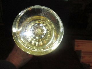 Mw.  A65: Antique Crystal Faceted Glass Door Knob On Ash Wood Walking Stick Cane