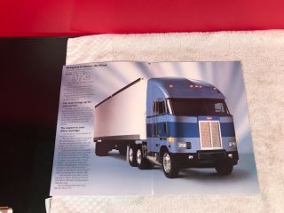Rare Peterbilt Trucks Model 372 Dealer Sales Brochure Poster