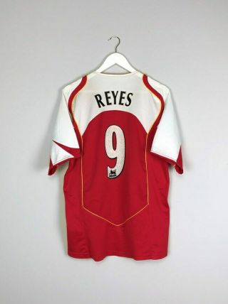 Jose Antonio Reyes Arsenal 2004/2005 Red Home Shirt Size Large Rare Retro