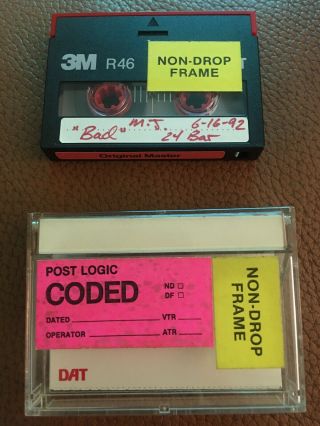 ❤️rare Authentic Dat Tape (micheal Jackson (bad) Origal Masters From Nbc Studios