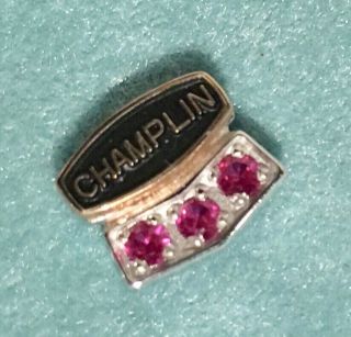 Rare 10k (10 Kt) Champlin Gas Oil Advertising Tie Pin Vintage Estate Jewelry