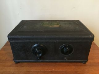 Antique Vintage Atwater Kent Vacuum Tube Radio Model 42 F.  25 Cycles.  All Tubes