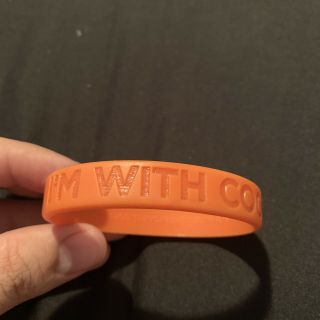 Rare “i’m With Coco” Conan O’brien Collectible Orange Silicone Wristband