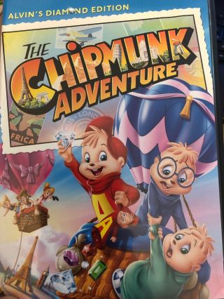 The Chipmunk Adventure (dvd,  2006) Rare & Oop,