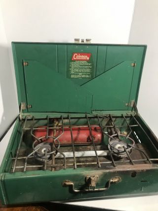Coleman 413g 2 Burner Camping Stove Pre Owned
