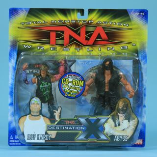 Jeff Hardy & Abyss - Tna Impact Toybiz - Marvel Toys 2 Pack Rare Moc