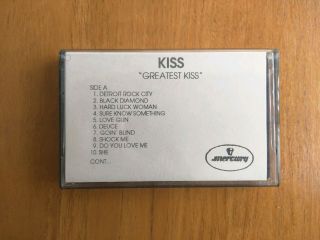 Kiss : Greatest Kiss - Promo Cassette Tape Rare